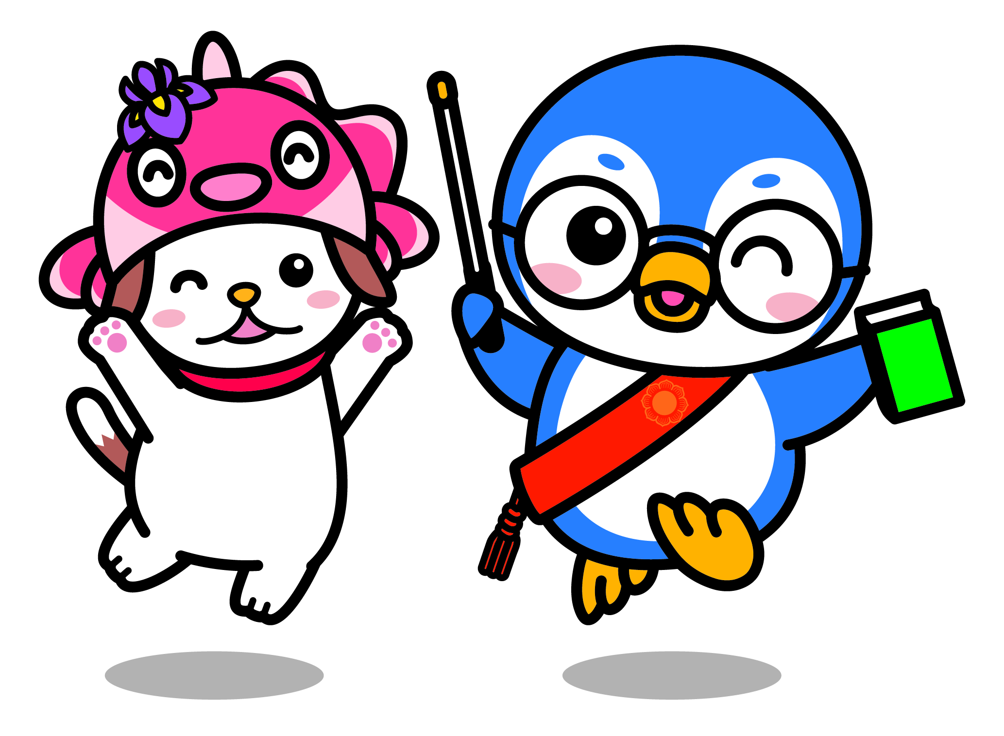 信隆寺のキャラクター「南無ワン・おペン」